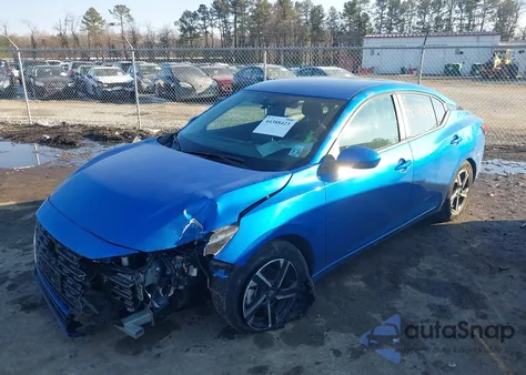 2025 Nissan Sentra Sv из США, поврежденный, VIN 3N1AB8CV3SY376837